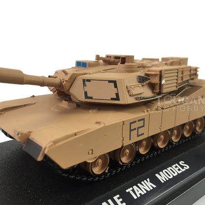 US Warehouse Henglong 1/72 Plastic U.S. Abrams M1A2 Tank 3918 Static Model Armored Vehicles Without Radio Control System