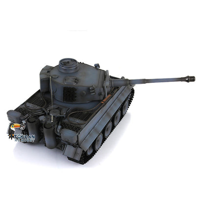 HengLong Factory 1/16 3818 German Tiger 1 Full Metal Chassis Plastic Upper Hull RTR RC Tank Sound 360 Degrees Turret Smoke Gearbox