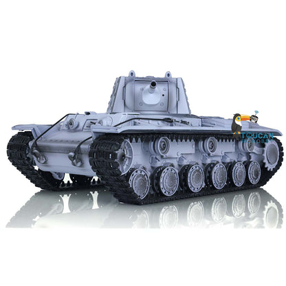 Henglong 1/16 TK7.0 RC Tank 3878 Customized Soviet KV-1 w/ 360 Degrees Rotating Turret Metal Tracks Road Wheels Tracks Sprocket Wheel