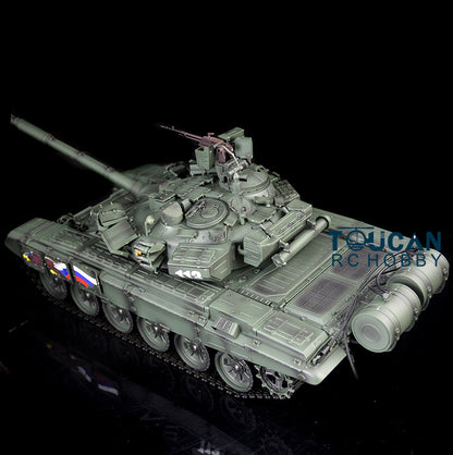 Henglong 1/16 RC Tank 3938 T90 W/ Metal Chassis Plastic Hull 7.1 Mainboard Sound Effects 360 Degrees Rotating Infrared BB Shooting