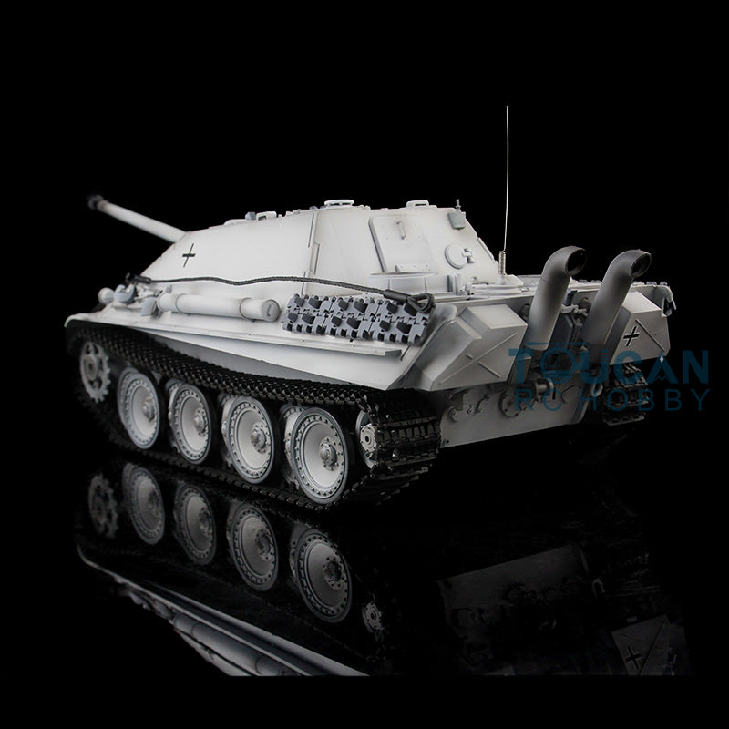 Henglong 1/16 TK7.0 Plastic Jadpanther 3869 RTR RC Tank 2.4G w/ BB Shooting Unit Smoking Road Wheels Engine Sound Outdoor Tank