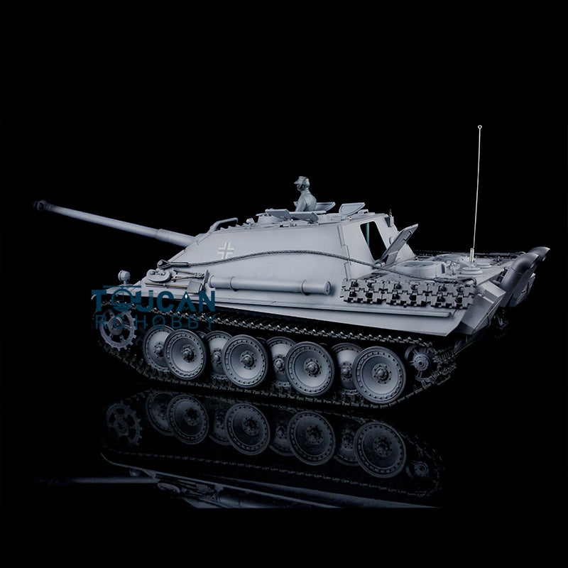 Henglong 1/16 TK7.0 Plastic Jadpanther 3869 RTR RC Tank 2.4G w/ BB Shooting Unit Smoking Road Wheels Engine Sound Outdoor Tank