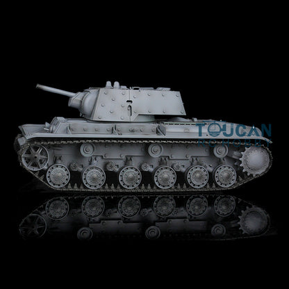 Henglong 1/16 TK7.0 RC Tank 3878 Customized Soviet KV-1 w/ 360 Degrees Rotating Turret Metal Tracks Road Wheels Tracks Sprocket Wheel