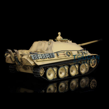 Henglong 1/16 TK7.0 Plastic Jadpanther 3869 RTR RC Tank 2.4G w/ BB Shooting Unit Smoking Road Wheels Engine Sound Outdoor Tank