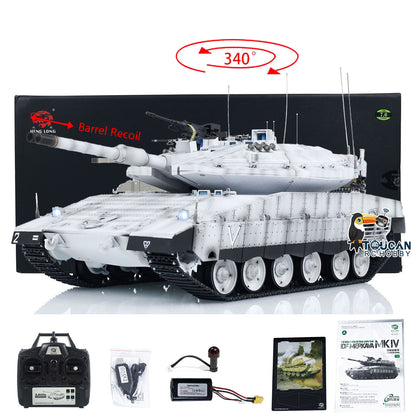 1:16 Scale 2.4Ghz Heng Long 7.0 Transmitter IDF Merkava MK IV RC Main Battle Tank 3958 Remote Control Tanks Emulated Model