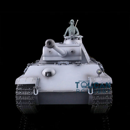 Henglong Remote Control Tank Model TK7.0 German Panther G 3879 1/16 Plastic RC Tank Model W/ FPV 360 Degrees Rotating Turret 2 Sounds