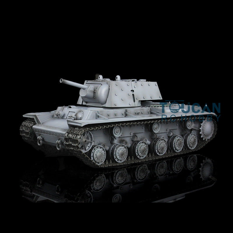 Henglong RC Tank Model 1/16 TK7.0 Plastic 3878 Soviet Union KV-1 w/ FPV 360 Degrees Rotating Turret BB Shooting Sound Effect 2.4Ghz