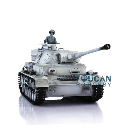 Henglong 1/16 TK7.0 Upgraded German Panzer IV F2 RTR RC Tank 3859 w/ Metal Tracks Idler Sprocket Wheels Smoking Gearbox Sound Effect