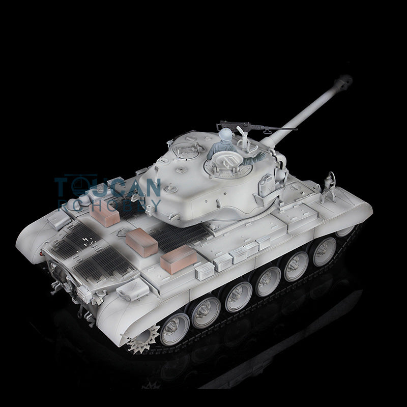 IN STOCK Henglong 1/16 TK7.0 M26 RTR RC Tank 3838 w/ Metal Tracks w/ Double Rubber Pad 360 Degrees Rotating Turret Metal Sprocket Road Wheels