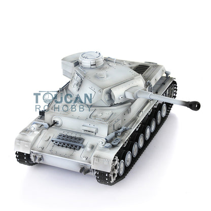 2.4G Henglong 1/16 RC Tank Model 3859 Plastic German Panzer IV F2 RTR 7.0 Tank Model w/ Smoking Gearbox BB Shooting Road Wheels Tracks