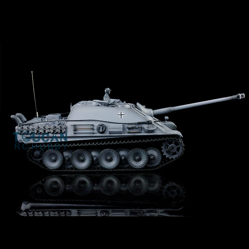 Henglong 1/16 TK7.0 Plastic Jadpanther 3869 RTR RC Tank 2.4G w/ BB Shooting Unit Smoking Road Wheels Engine Sound Outdoor Tank