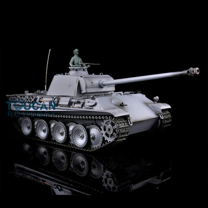 Henglong 1/16 Plastic Radio Control Tank 3879 TK7.0 German Panther G RTR Tank 2.4G w/ Engine Sound Smoking Gearbox on RC Tank