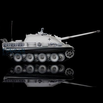 Henglong 1/16 TK7.0 Plastic Jadpanther 3869 RTR RC Tank 2.4G w/ BB Shooting Unit Smoking Road Wheels Engine Sound Outdoor Tank