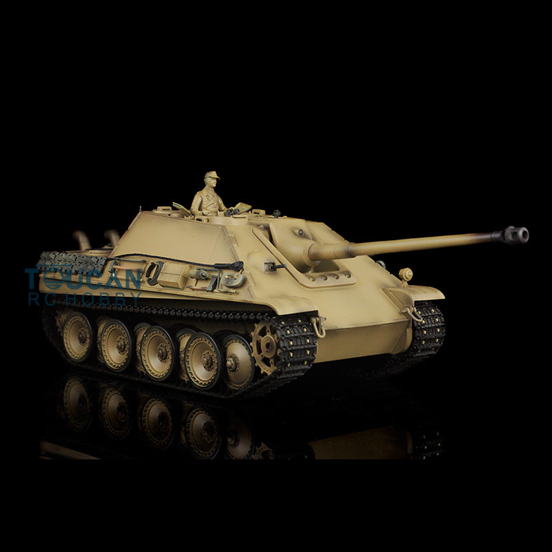 Henglong 1/16 TK7.0 Plastic Jadpanther 3869 RTR RC Tank 2.4G w/ BB Shooting Unit Smoking Road Wheels Engine Sound Outdoor Tank