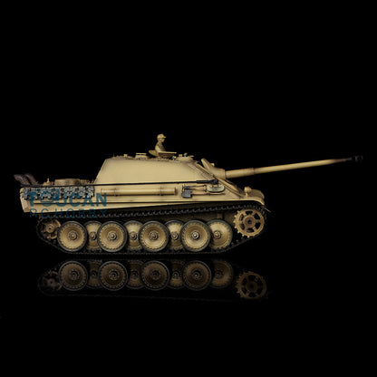 Henglong 1/16 TK7.0 Plastic Jadpanther 3869 RTR RC Tank 2.4G w/ BB Shooting Unit Smoking Road Wheels Engine Sound Outdoor Tank