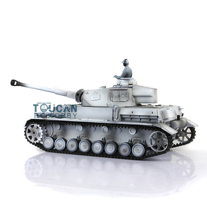 Henglong 1/16 TK7.0 Upgraded German Panzer IV F2 RTR RC Tank 3859 w/ Metal Tracks Idler Sprocket Wheels Smoking Gearbox Sound Effect