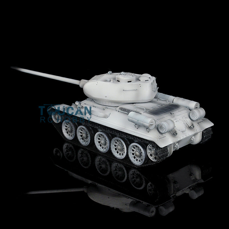 Henglong 2.4Ghz 1/16 Scale 7.0 Soviet T34-85 RTR RC Tank 3909 340 Turret Plastic Chassis Hull Remote Control Model IR Battle