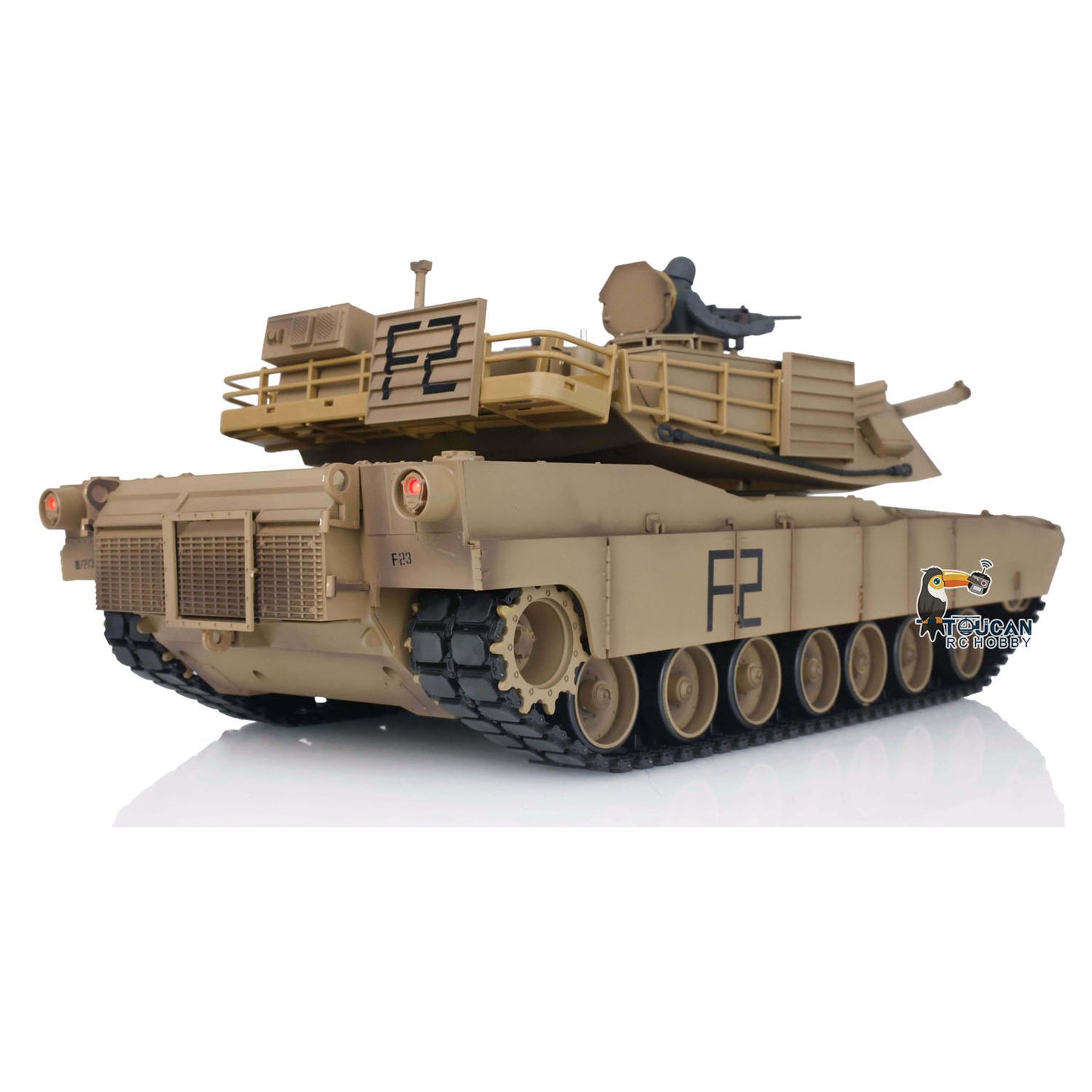 Henglong 1:16 Scale 2.4Ghz 7.0 USA M1A2 Abrams RTR RC Tank 3918 Model 340 Turret 1800MAH Battery Charger For Collections