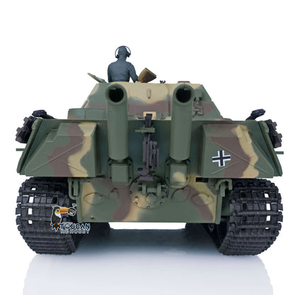 Henglong 1/16 TK7.0 Plastic Jadpanther 3869 RTR RC Tank 2.4G w/ BB Shooting Unit Smoking Road Wheels Engine Sound Outdoor Tank