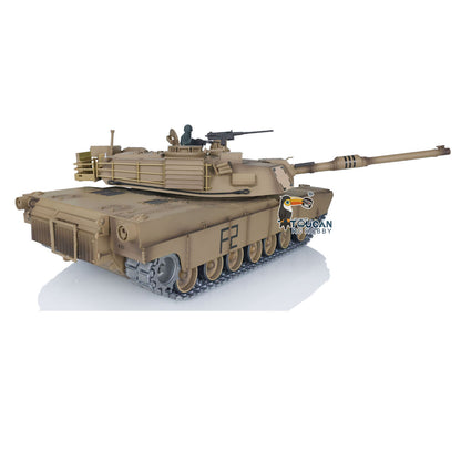 Henglong 1:16 Scale 7.0 Upgrade Edition M1A2 Abrams RTR RC Tank 3918 360 Degrees Turret Barrel Recoil Metal Tracks Idlers FPV