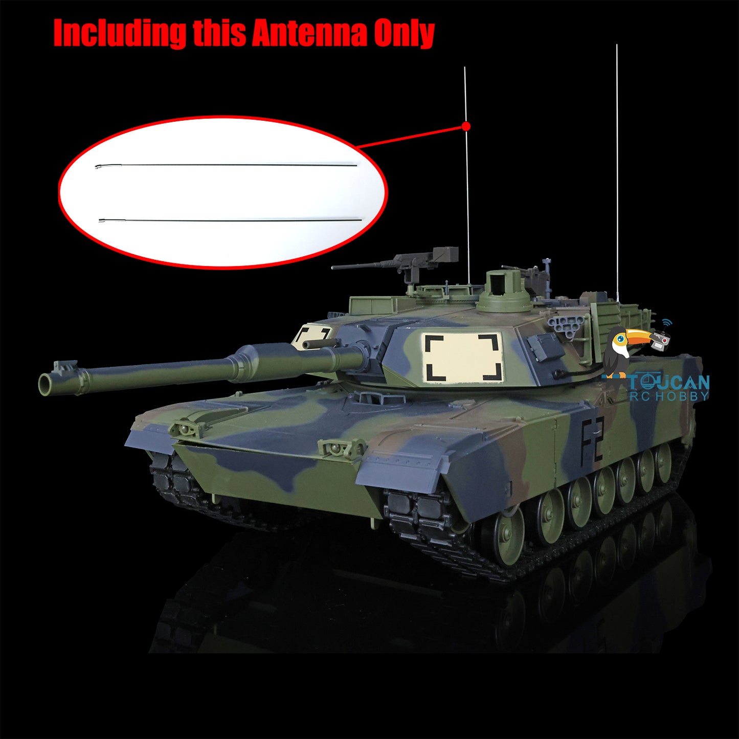 Heng Long Common Parts 1Pair Antenna Decorative Universal for 1/16 RC Tank German Tiger I USA M4A3 Sherman Merkava DIY Models