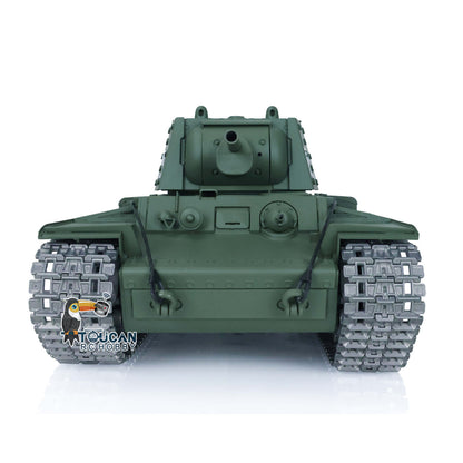 Henglong Radio Control Tank 3878 TK7.0 Soviet KV-1 BB Shooting Tank w/ FPV Metal Tracks Road Wheels Idler Sprocket Wheels 1/16