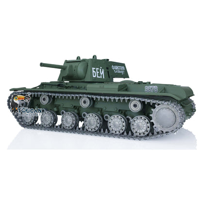 Henglong Radio Control Tank 3878 TK7.0 Soviet KV-1 BB Shooting Tank w/ FPV Metal Tracks Road Wheels Idler Sprocket Wheels 1/16