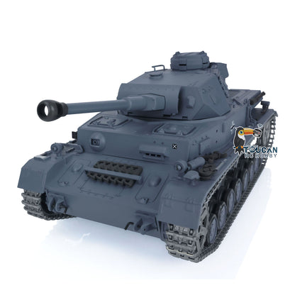 Henglong 1/16 TK7.0 Upgraded Panzer IV F2 Radio Control Tank 3859 w/ FPV 360 Degrees Rotating Turret Metal Idler Sprocket Engine Sound