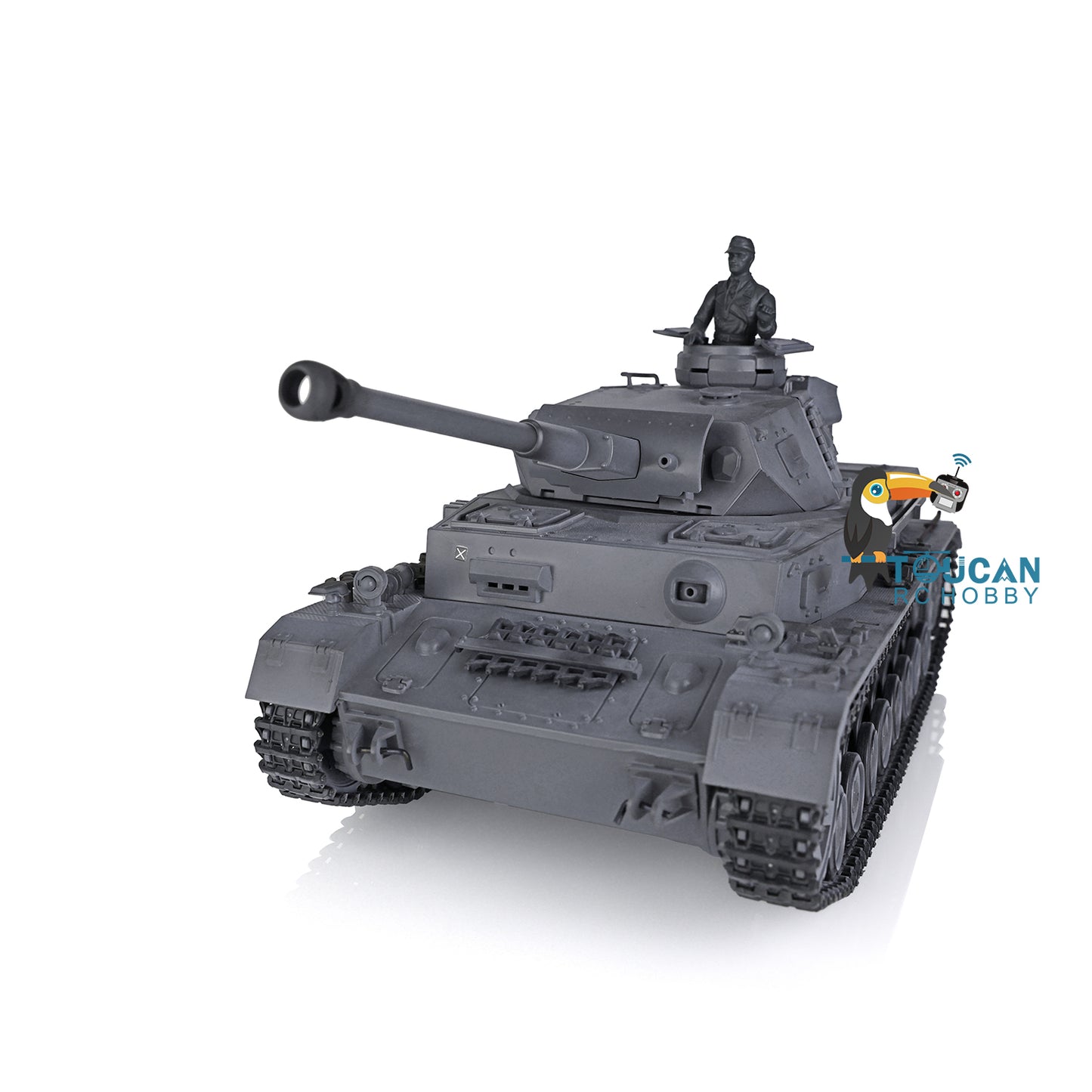 Henglong 1/16 TK7.0 Radio Control Tank Model 3859 RC Plastic German Panzer IV F2 w/ 360 Degrees Rotating Turret Infrared Battle System