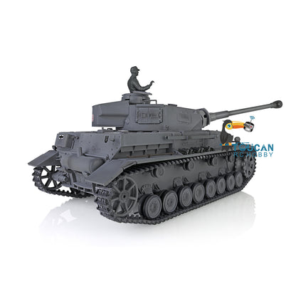 Henglong 1/16 TK7.0 Radio Control Tank Model 3859 RC Plastic German Panzer IV F2 w/ 360 Degrees Rotating Turret Infrared Battle System