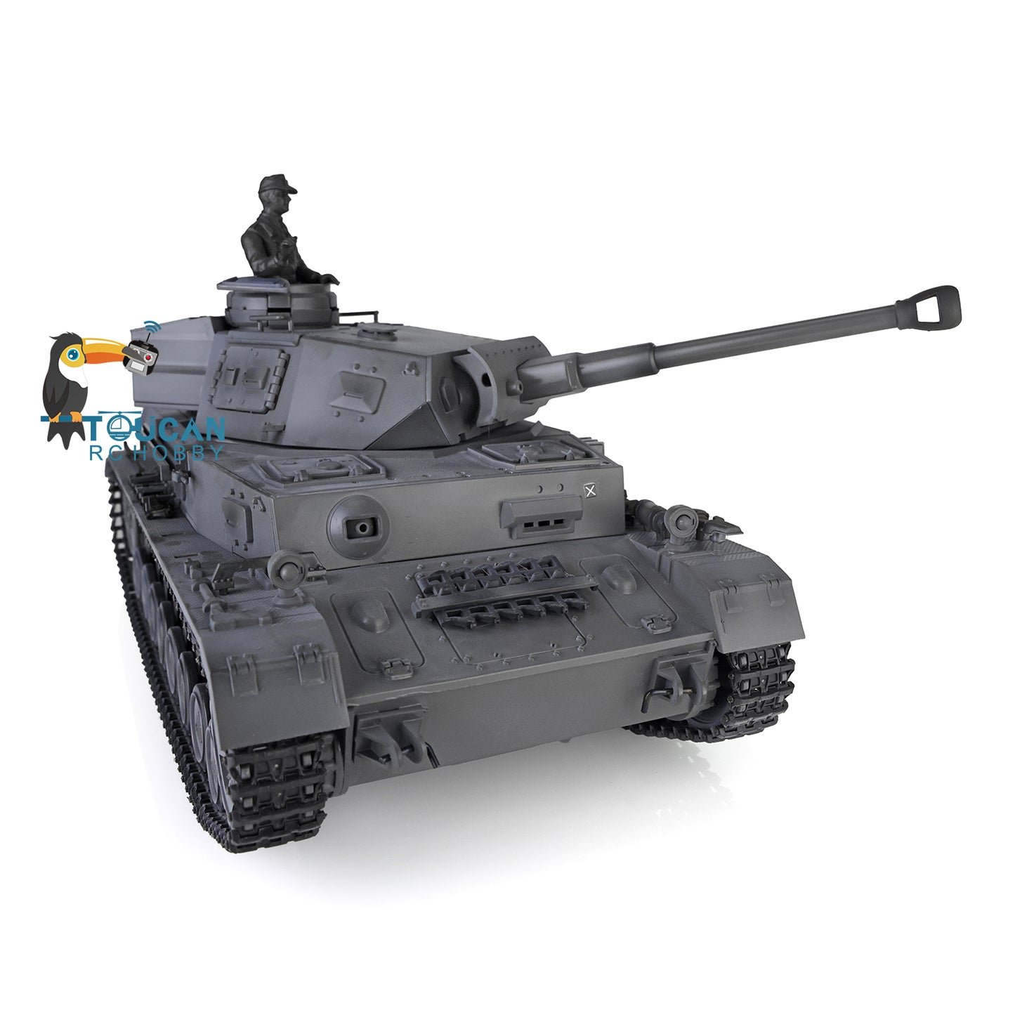 Henglong 1/16 TK7.0 Radio Control Tank Model 3859 RC Plastic German Panzer IV F2 w/ 360 Degrees Rotating Turret Infrared Battle System