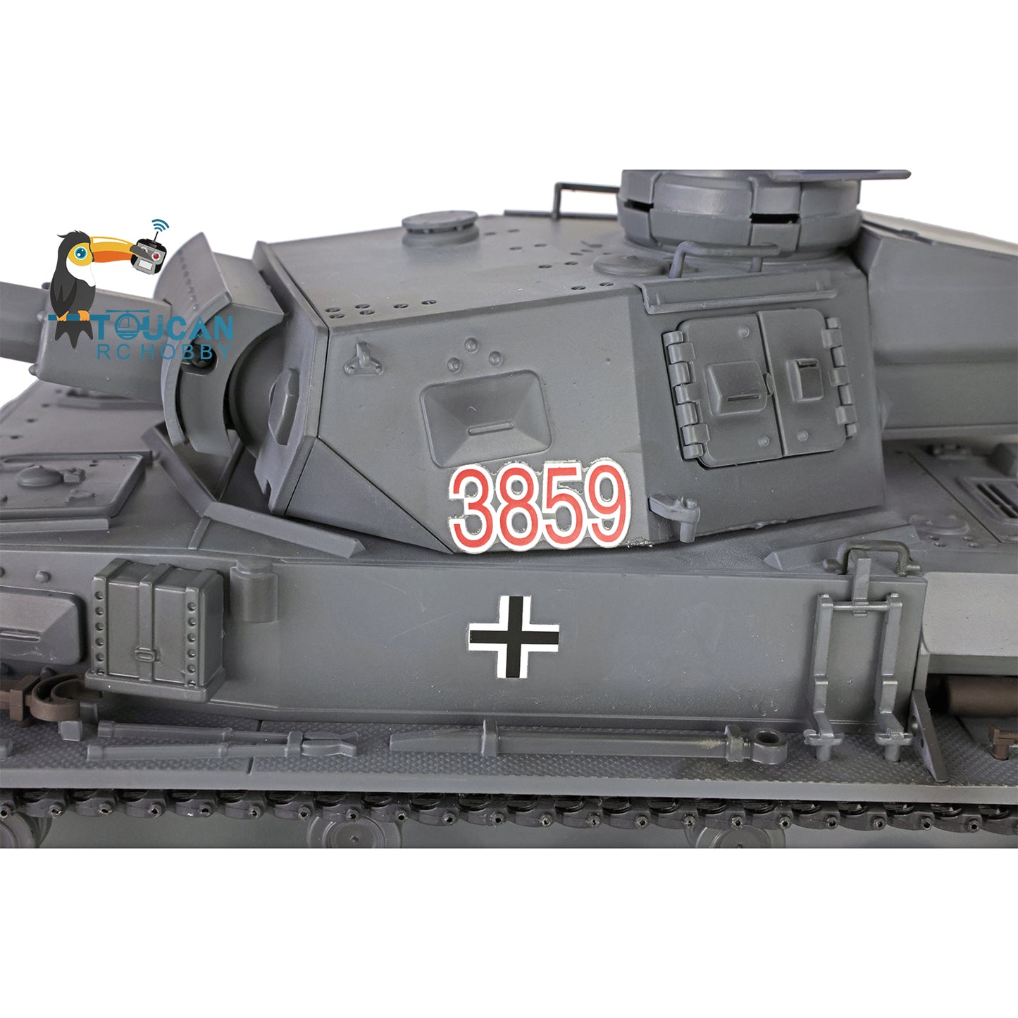 Henglong 1/16 TK7.0 Radio Control Tank Model 3859 RC Plastic German Panzer IV F2 w/ 360 Degrees Rotating Turret Infrared Battle System