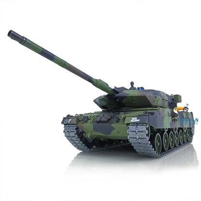 Heng Long Latest Edition 1/16 TK7.0 Upgraded Metal German Leopard2A6 RTR RC Tank Model 3889 Military Vehicle Shooting BBs Battery