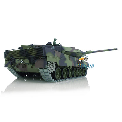 Heng Long Latest Edition 1/16 TK7.0 Upgraded Metal German Leopard2A6 RTR RC Tank Model 3889 Military Vehicle Shooting BBs Battery