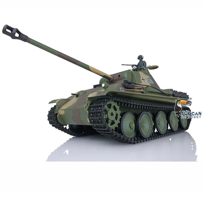 Henglong Remote Control Tank Model TK7.0 German Panther G 3879 1/16 Plastic RC Tank Model W/ FPV 360 Degrees Rotating Turret 2 Sounds