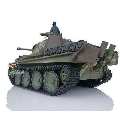 Henglong Remote Control Tank Model TK7.0 German Panther G 3879 1/16 Plastic RC Tank Model W/ FPV 360 Degrees Rotating Turret 2 Sounds