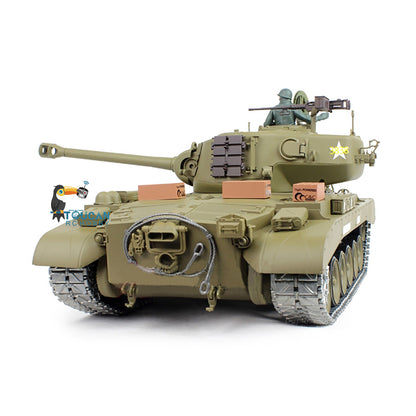 Henglong 1/16 TK7.0 M26 Pershing RC Tank Model 3838 w/ 360 Degrees Rotating Turret Metal Road Wheels Tracks w/ Double Rubber Pad