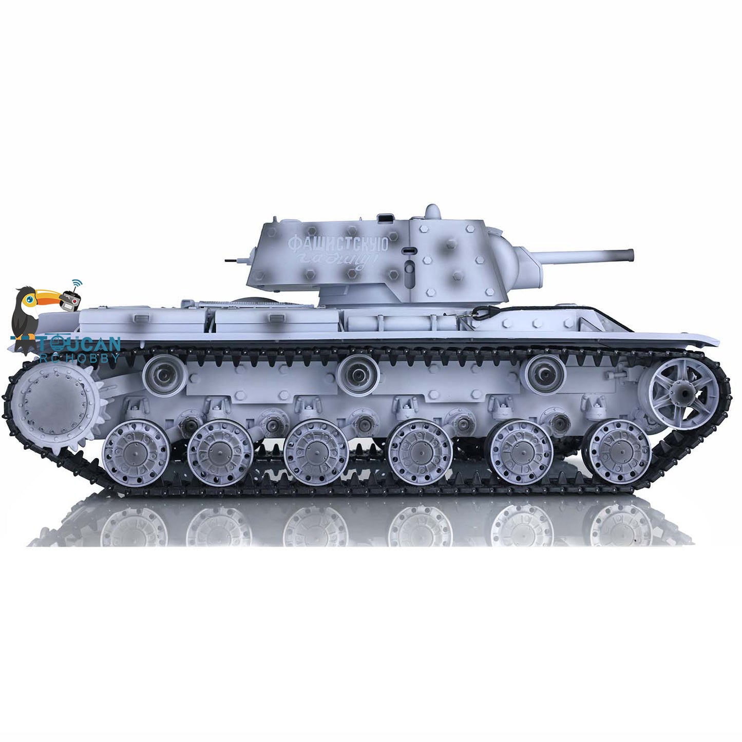 Henglong 1/16 TK7.0 3878 Upgraded Remote Control Tank RTR RC Tank w/ FPV Smoking 360 Degrees Rotating Turret Metal Idler Sprocket