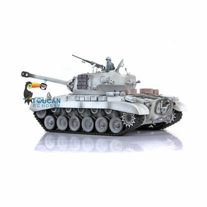 Henglong 1/16 Radio Control Tank Model 3838 M26 Pershing w/ FPV 360 Degrees Rotating Turret Metal Road Wheels Drive Gearbox