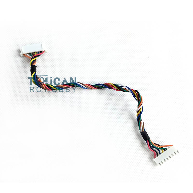 Henglong 1/16 Scale Radio Control Tank Model 5.1 5.2 5.3 Version Mainboard 8p Signal Wire Spare Part 20cm 8 Pin Wires