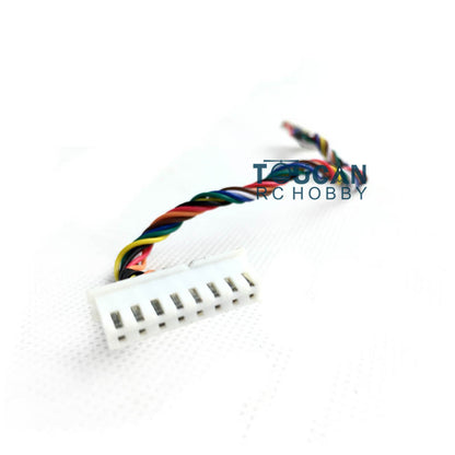 Henglong 1/16 Scale Radio Control Tank Model 5.1 5.2 5.3 Version Mainboard 8p Signal Wire Spare Part 20cm 8 Pin Wires