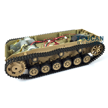 Henglong 1/16 Chassis W/ Plastic Tracks Wheels for German Panzer III H RC Tank 3849 Remote Controlled Armored Vehicle Model