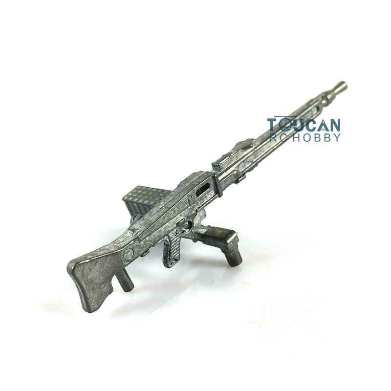 US Warehouse 1/16 Scale Henglong Leopard2A6 RC Tank 3889 Metal Machine Gun Hobby Model Parts DIY Simulation Model