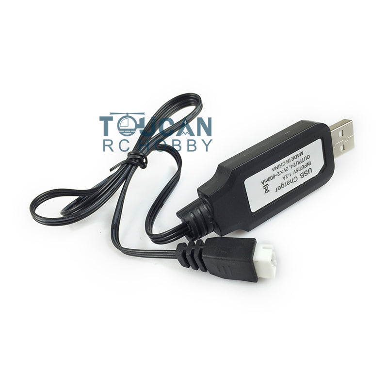 USB Cable Charging Cable for Henglong Charger Liion Battery RC Radio Remote Control Tanks Model Electronic Balanced Head