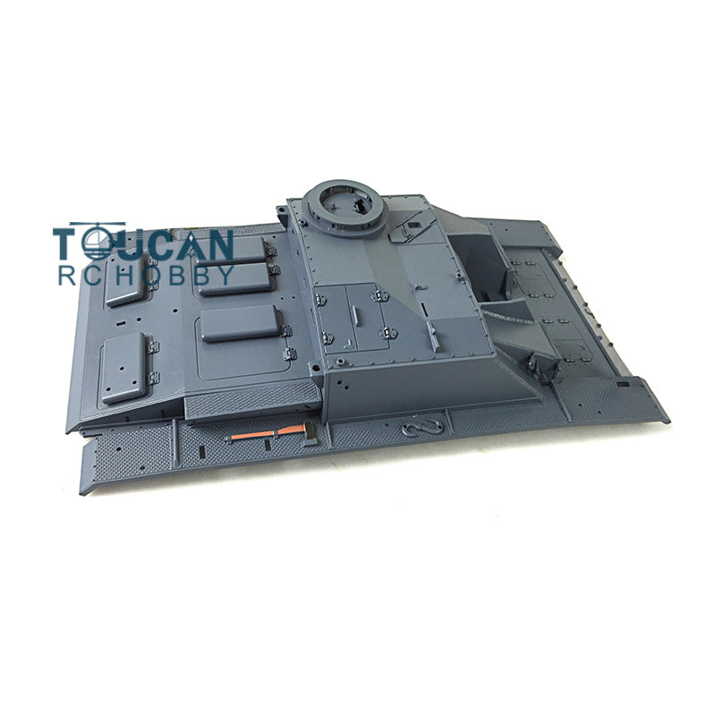 Plastic Upper Hull Spare Part for Henglong 1/16 Scale German Stug III RC Tank Remote Controlled Military Vehicle 3868