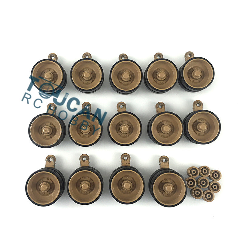 Metal Road Wheels for Henglong 1/16 Scale German Leopard2A6 RC Tank 3889 Painted Models Remote Controlled Armored Cars