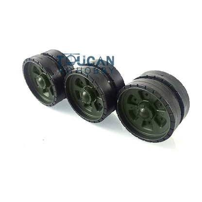 Henglong 1/16 Scale Russian T90 RC Tank 3938 Deep Green Metal Road Wheels