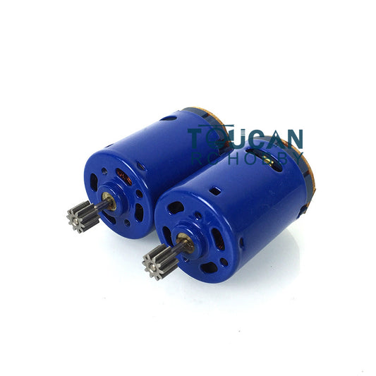 Henglong 1/16 Blue Motors 1 Pair without Wire for Ultimate II Driving Gearbox Radio Control RC Tank Model Upgrade Spare Part