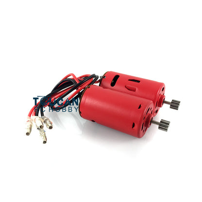 Henglong 1/16 Scale Red Motors 1Pair with Wires for Metal Driving Gearbox 6.0 Radio Control RC Tank Model DIY Spare Parts