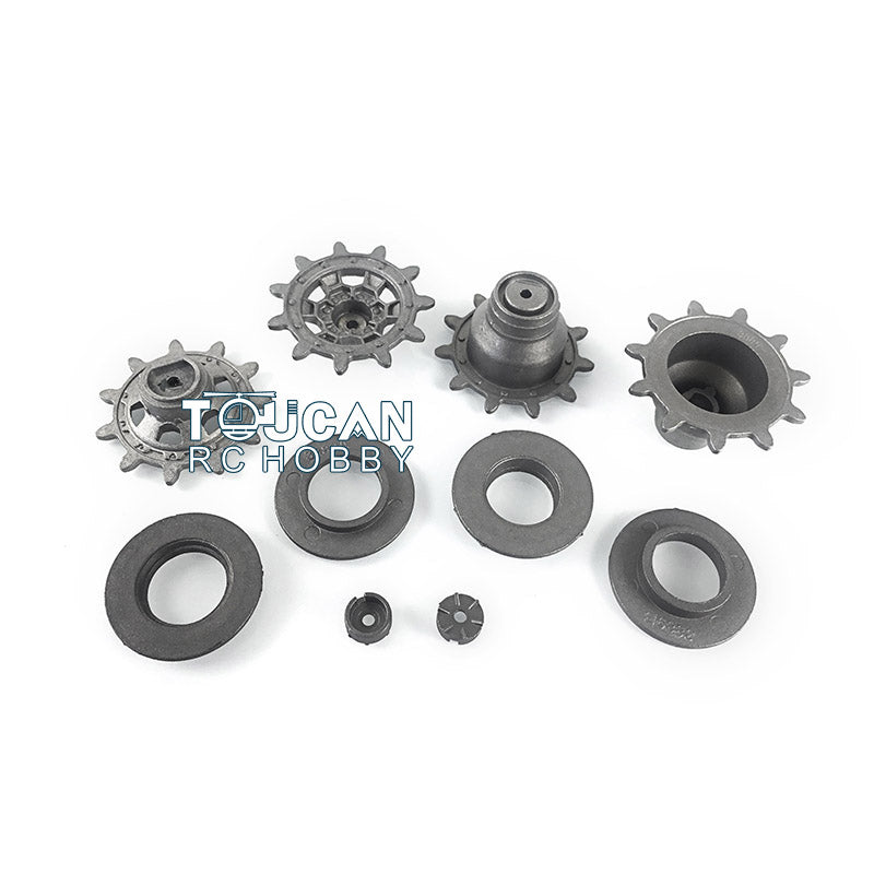 Metal Sprockets Driving Wheels for Henglong 1/16 German Leopard2A6 RC Tank 3889 Radio Controlled Armored Cars DIY Accessories